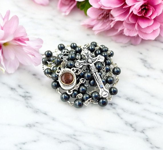 Rosary Hematite Beads