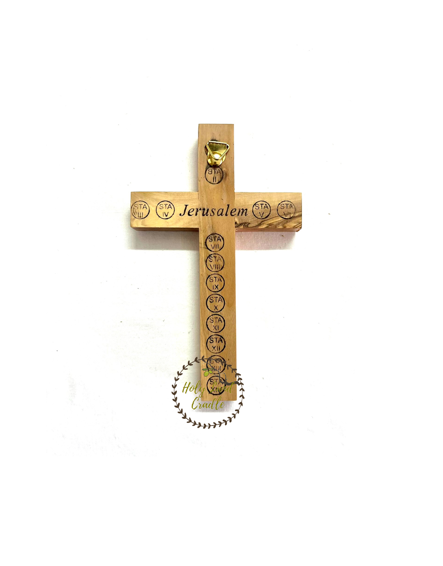 Olive wood With Mother of Pearl Full wall Cross